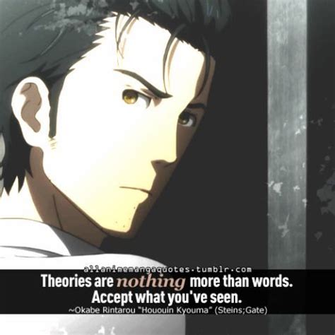 Quote the anime has the best anime quotes for you, all in one place. Steins;Gate | Cool Anime Quotes | Pinterest | Nothing more ...