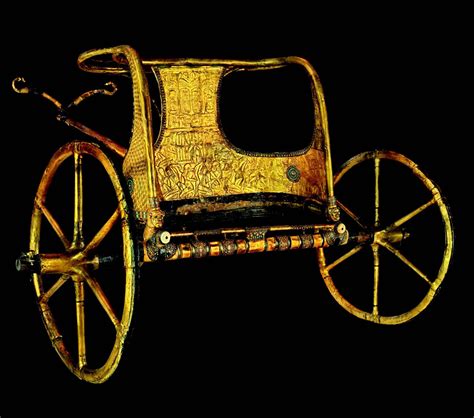 Ceremonial Chariot Of Tutankhamun Egypt Museum