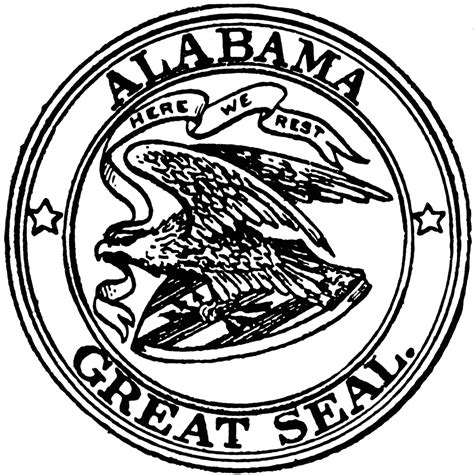 Seal Of Alabama Clipart Etc