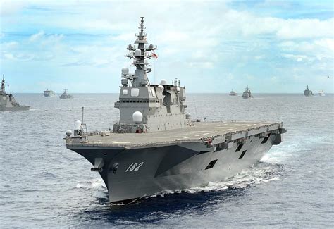Js Ise Ddh 182 Helicopter Destroyer Aircraft Carrier