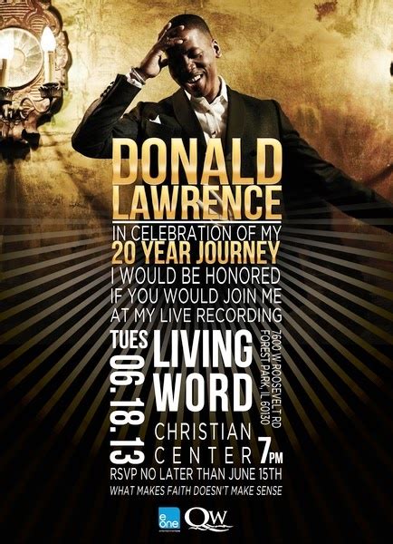 This Is The Chronicles Of Efrem In Today’s Sunday Soul New Music Donald Lawrence The T