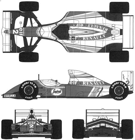 Drawing car drawing car symbol automobile icon cars transportation vehicle automotive modern element transport auto emblem contemporary sketch decoration drawing f1 car free vector we have about (93,773 files) free vector in ai, eps, cdr, svg vector illustration graphic art design format. 1994 Williams FW16 F1 GP Formula v2 blueprints free - Outlines