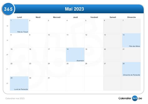 Calendrier Mai 2023 Jours Fériés Get Calendrier 2023 Update