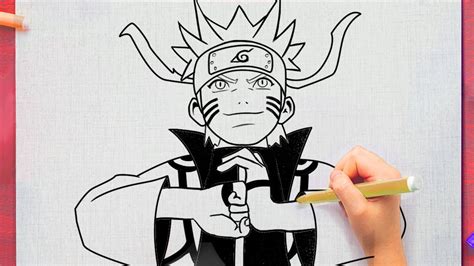 Comment Dessiner Naruto Mode Chakra De Kyubi Ocuk Geli Imi Ocuk