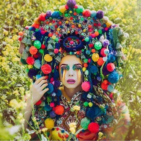 Rainbow Pom Pom Fantasies Brought To Life By The Talented Elysian