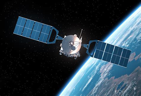 Satellite Orbiting Earth Stock Photo Download Image Now Istock