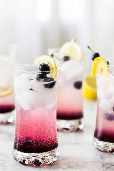 Blueberry Vodka Lemonade Cocktail Un Cappuccino La Mattina