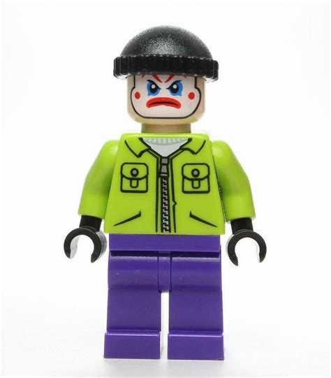 Lego Batman Jokers Henchman Minifigure 6863 Lime Jacket Clown Face