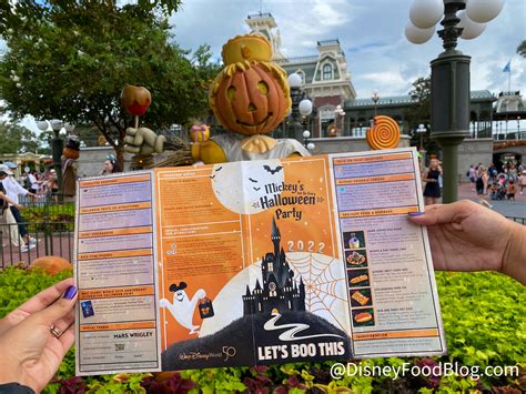 A Look At The 2022 Mickeys Not So Scary Halloween Party Map In Disney