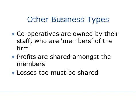 Types Of Business Organisation Ppt