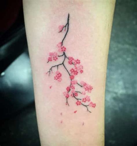 40 Prettiest Cherry Blossom Tattoo Design Ideas With Meaning