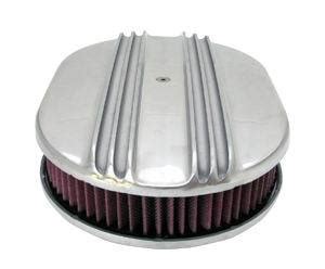 Polished Aluminum X Finned Air Cleaner Set A Karlkustoms Com