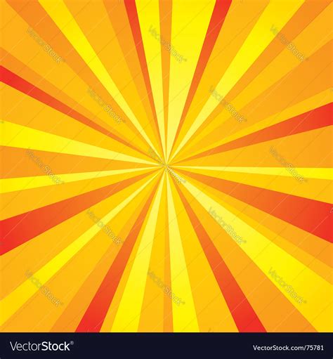 Sun Rays Background Royalty Free Vector Image Vectorstock