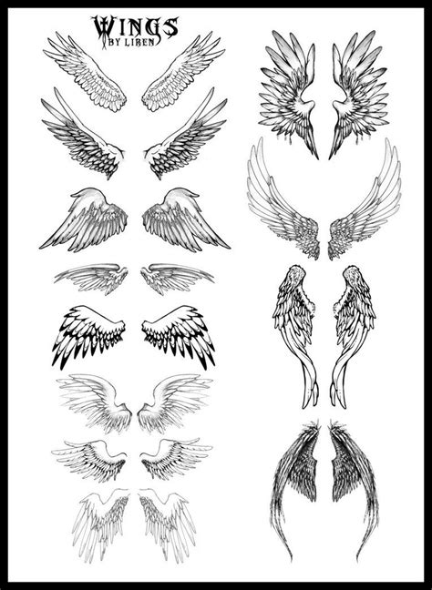 Wings Por Liren Por Liren Angel Wings Drawing Angel Wings Art Angel