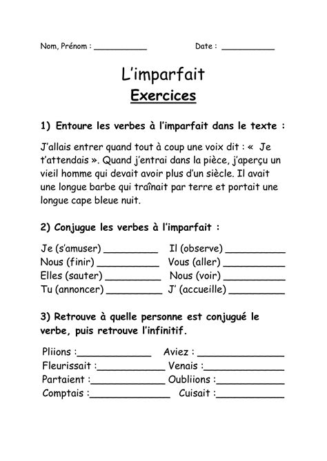 Je mangeais tu mangeais il mangeait nous mangions vous mangiez ils mangeaient. L`imparfait