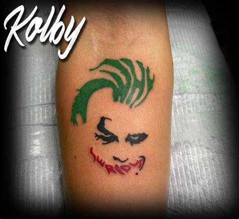 Joker Why So Serious By Kolby Chandler Tattoonow