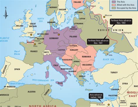 Preliminary agreement between the united states and the netherlands regarding mutual aid in the prosecution of the war against aggression, signed july 8, 1942. 29 Map Of Europe 1942 - Maps Online For You