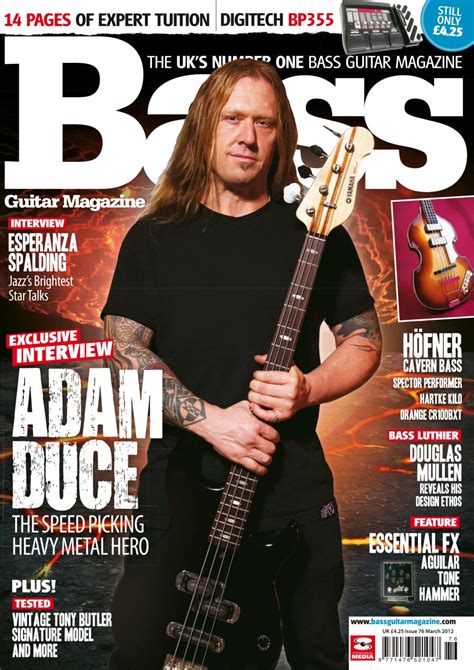 Bass Player Uk Magazine 76 March 2012 Back Issue