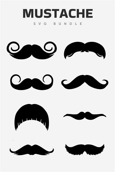 8 Mustache Svg Designs Master Bundles