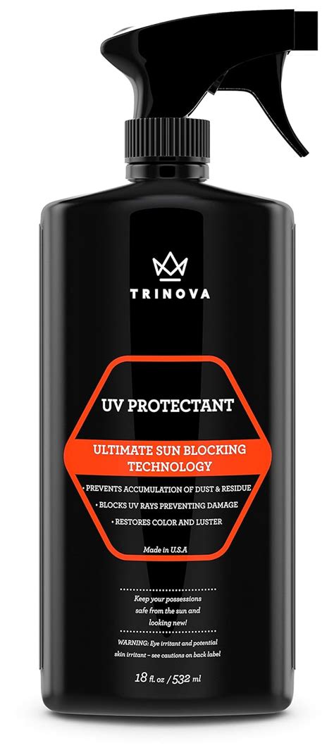 Trinova Uv Ray Protectant Spray Sunblock Fiberglass Leather Vinyl