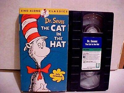 DR SEUSS THE Cat In The Hat VHS 1995 1971 Animated Sing Along