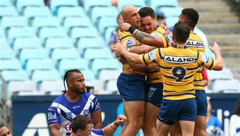 The parramatta eels are still fighting for a place in the top four when they host the canterbury bulldogs at bankwest stadium. NRL 2019: Blake Ferguson stars as Eels thrash Bulldogs as ...