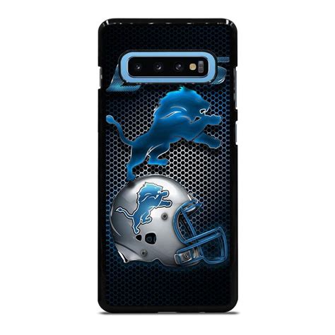 Detroit Lions Logo Helmet Samsung Galaxy S10 Plus Case Cover Detroit