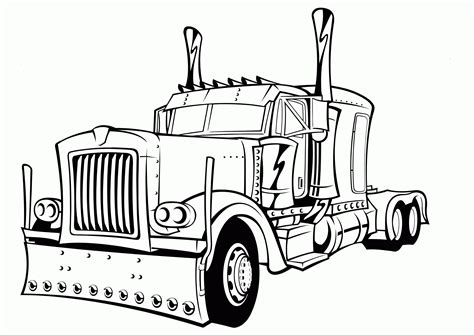 Optimus Coloring Pages - Coloring Home