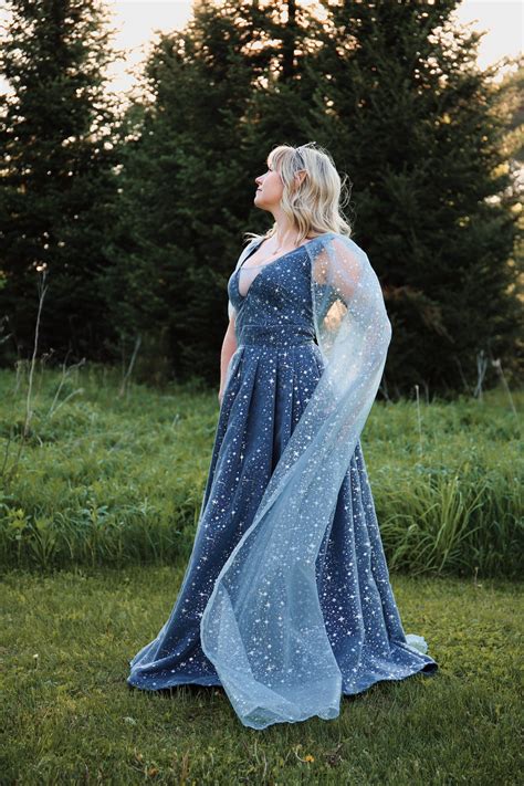 Feyres Starfall Gown Etsy