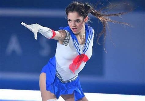 Russian Figure Skater Evgenia Medvedeva Whips Out Sailor Moon Routine