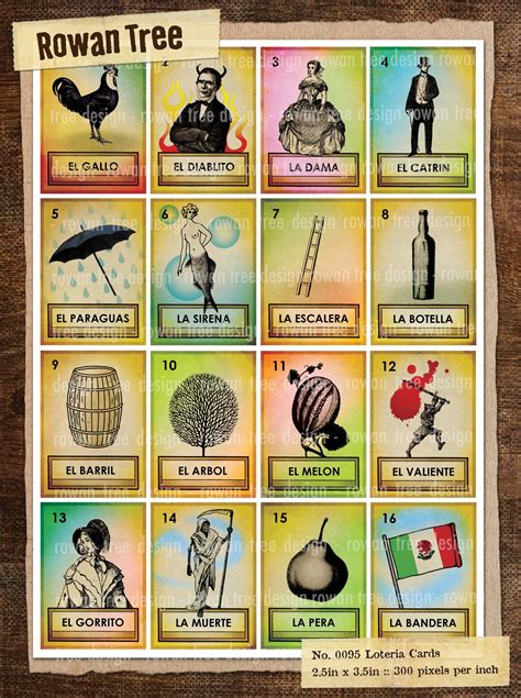 Loteria Cards List 43 La Campana Bell Loteria Card Mexican Bingo
