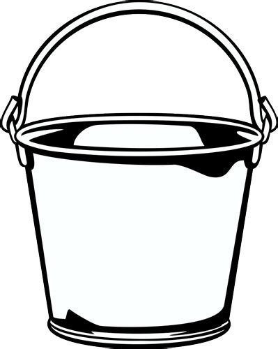 Free Black And White Bucket Download Free Black And White Bucket Png