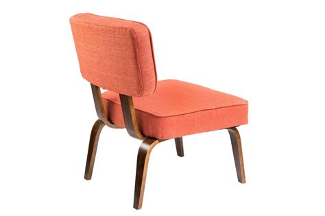 $479.99 ($240.00 per item) 350. Nunzio Mid-Century Modern Accent Chair in Deep Orange by LumiSource