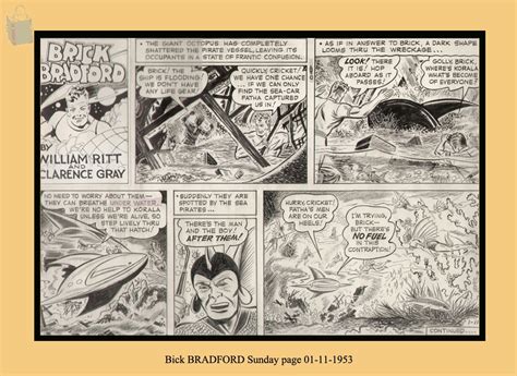 Brick Bradford By Clarence Gray Comic Strip