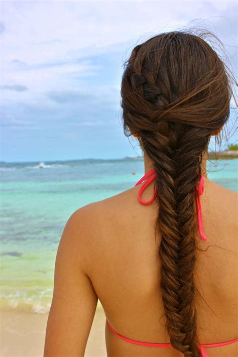 Beach Bikini Braid Longhair Summer Image On Favim Com