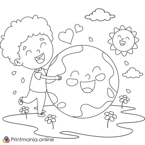 Top Imagen Dibujos Animados Para Colorear Del Medio Ambiente Viaterra Mx