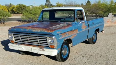 1967 Ford F100 Short Bed Patina Truck F 100676869707172shortbed