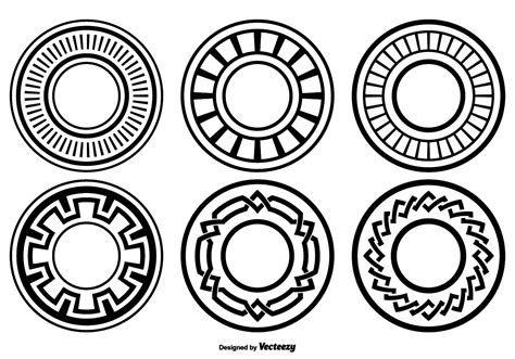 Decorative Circle Shapes 93232 Vector Art At Vecteezy