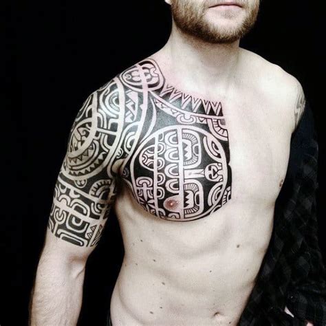 Half sleeve tattoos for men look especially good on guys with toned arms, biceps and shoulders. 75 Half Sleeve Tribal Tattoos For Men - Masculine Design Ideas
