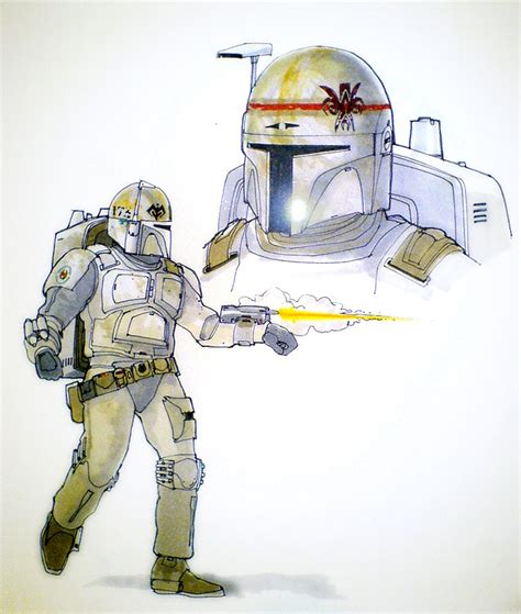 Maybe you would like to learn more about one of these? Concept Art Shows the Evolution of Boba Fett - MightyMega