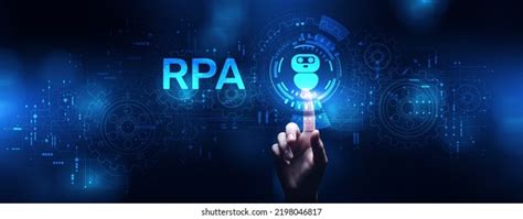Rpa Robotic Process Automation Innovation Technology Stock Photo