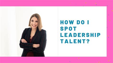 Spotting Leadership Talent Youtube