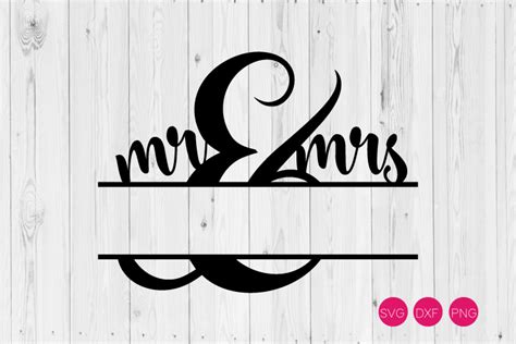 Top 10 free fire player name 5. Mr & Mrs Split Monogram Frame SVG, DXF, PNG Cut File