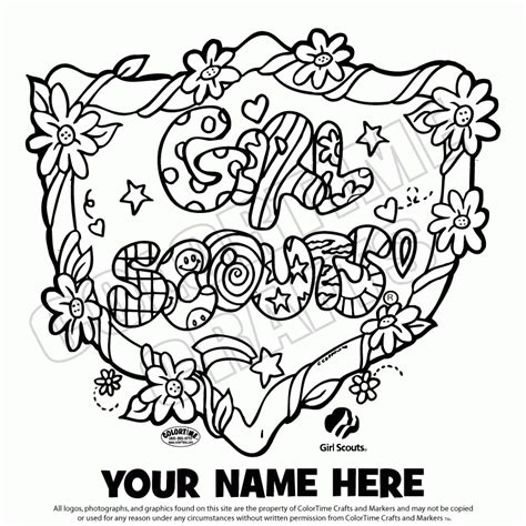 Daisy Girl Scouts Coloring Pages Free Coloring Home