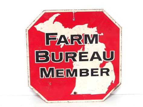 Farm Bureau Member Stop Sign