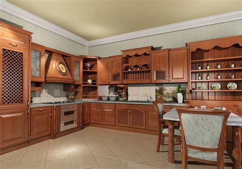 Solid Wood Kitchen Cabinet Florence Ii China Kitchen Cabinet And