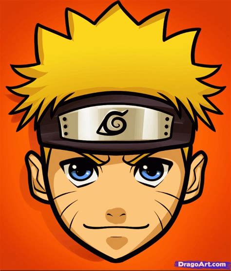 How to Draw Naruto, Easy Drawing Tutorial, 7 steps | Naruto painting