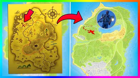 All Treasure Maps Gta 5