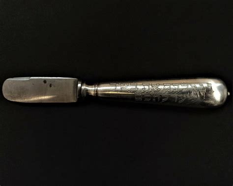 Antique Silver Jewish Knife Circumcision For Brit Milah Mila Old
