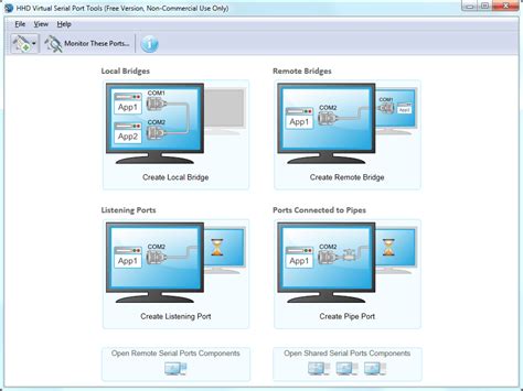 Freeware Virtual Com Ports Emulator Screenshots